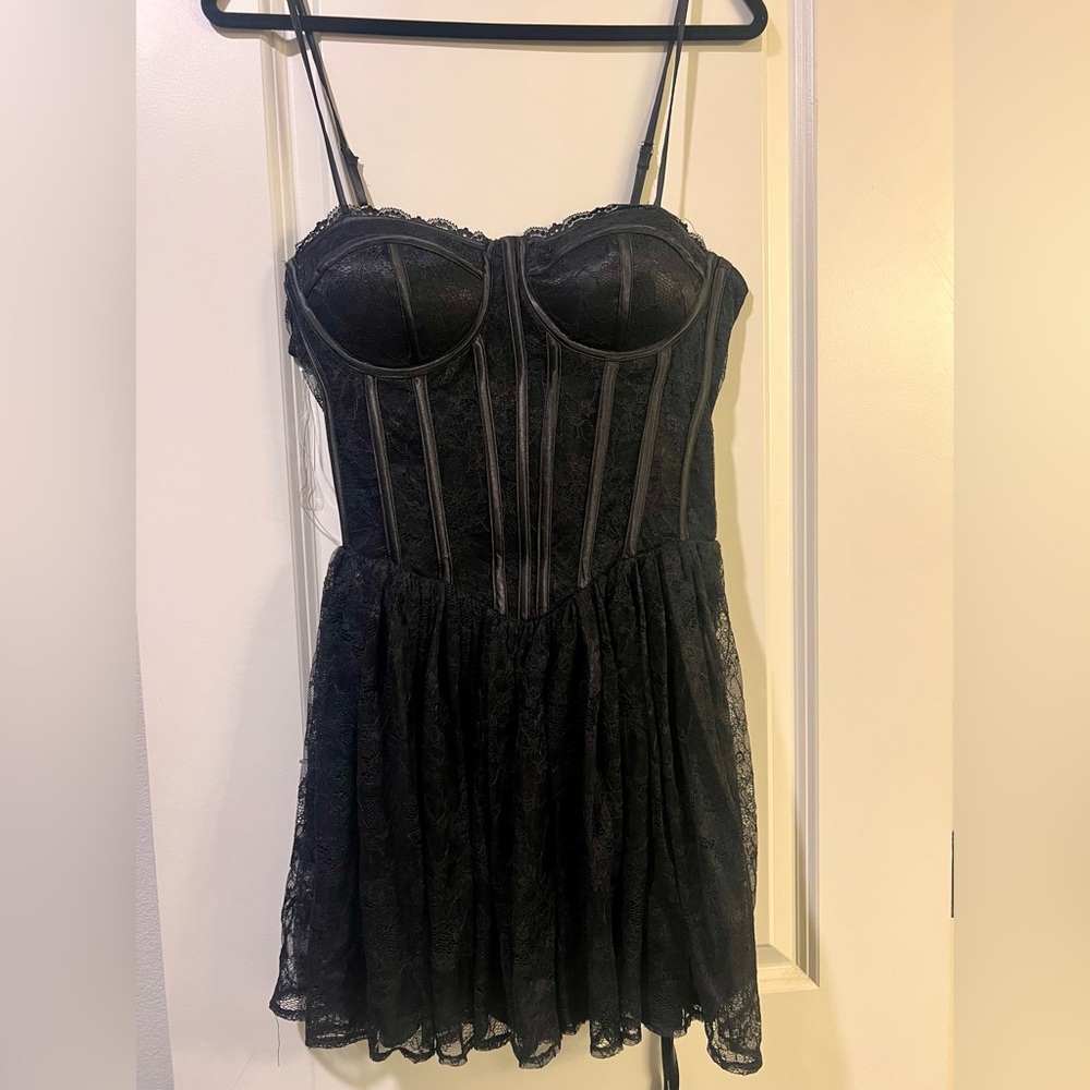 Fashion Nova Black Lace Dress